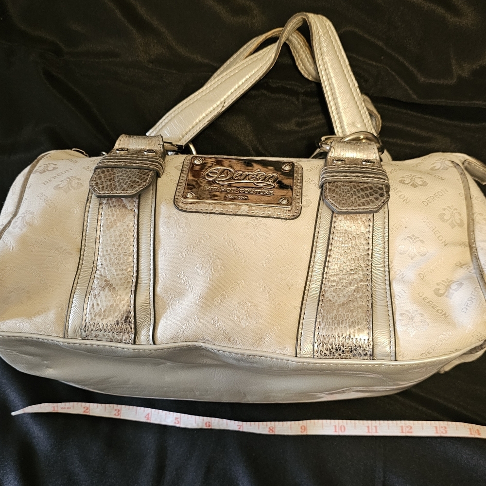 DEREON white purse